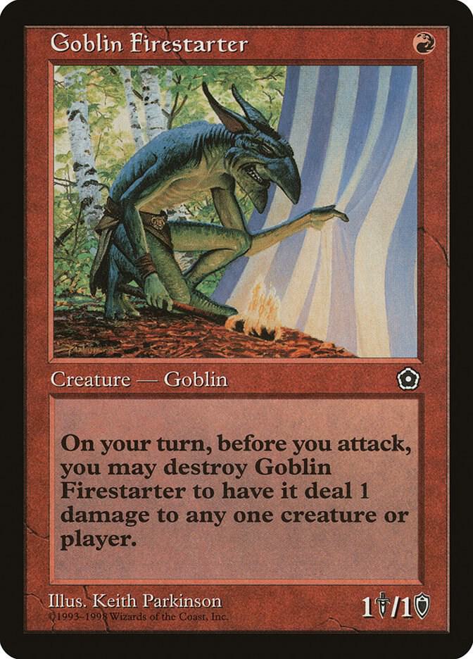 Goblin Firestarter 96/165 (Portal Second Age)  | Good Games Modbury