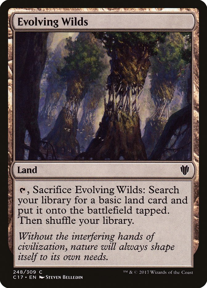 Evolving Wilds [Commander 2017] | Good Games Modbury