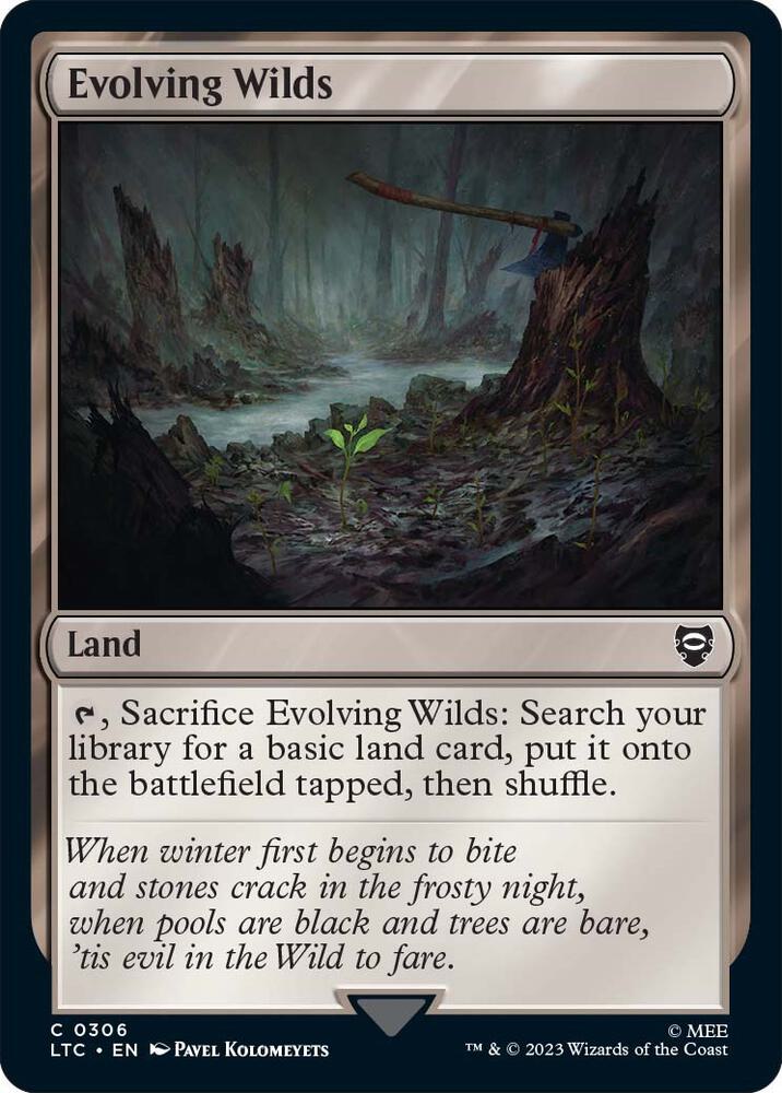 Evolving Wilds 306 (Commander: The Lord of the Rings: Tales of Middle-earth)  | Good Games Modbury