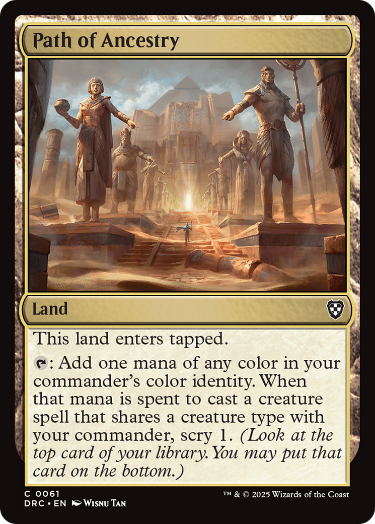 Path of Ancestry [Aetherdrift Commander] | Good Games Modbury