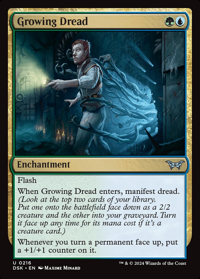 Growing Dread 216/286 (Duskmourn: House of Horror)  | Good Games Modbury