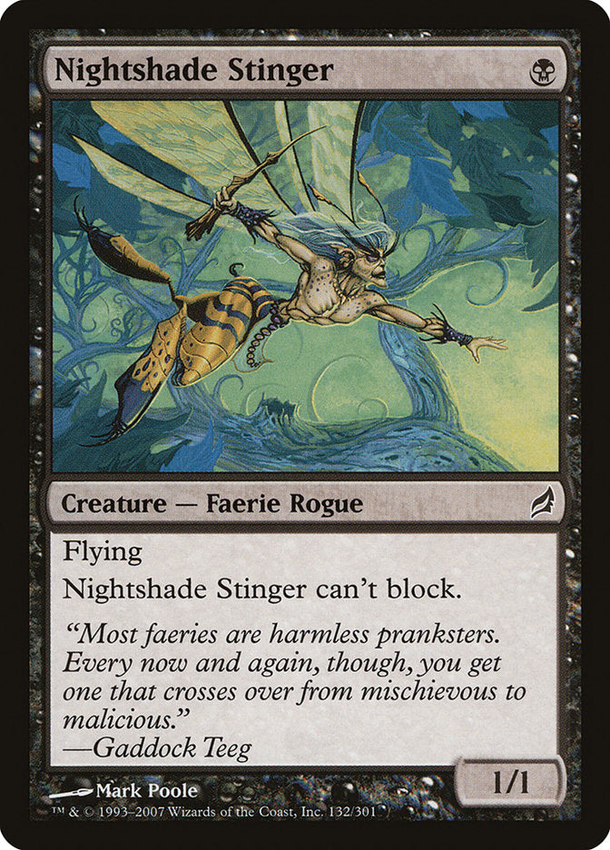 Nightshade Stinger [Lorwyn] | Good Games Modbury