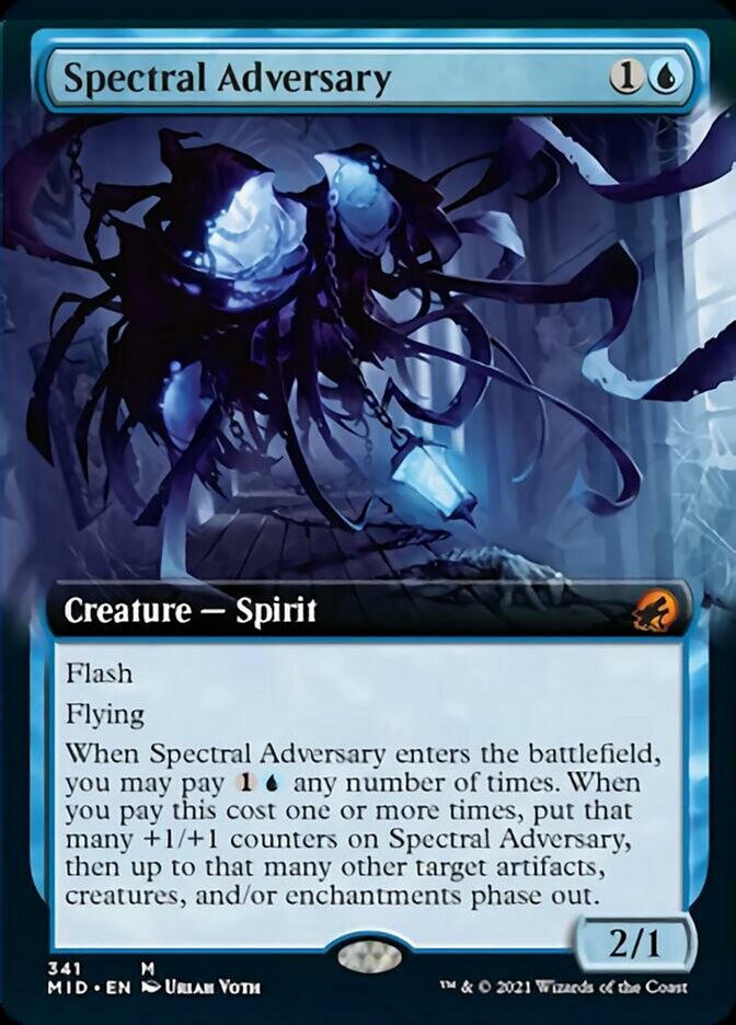 Spectral Adversary (Extended Art) [Innistrad: Midnight Hunt] | Good Games Modbury