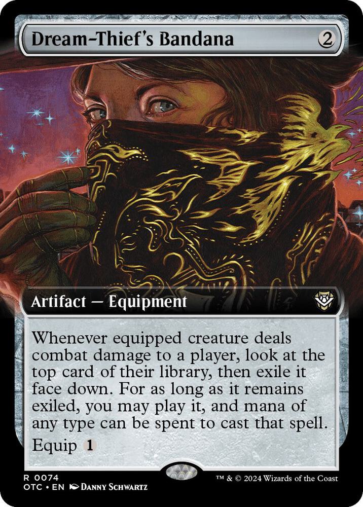 Dream-Thief's Bandana 74/342 (Commander: Outlaws of Thunder Junction)  - Extended Art | Good Games Modbury