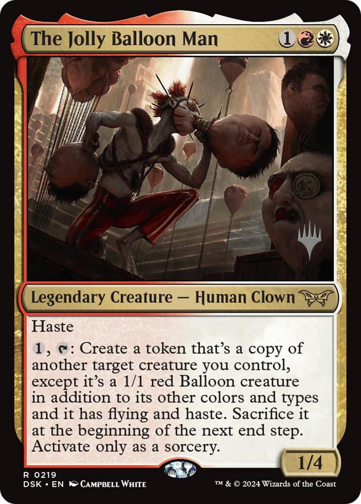 The Jolly Balloon Man 219 (Promo Pack: Duskmourn: House of Horror)  - Foil | Good Games Modbury