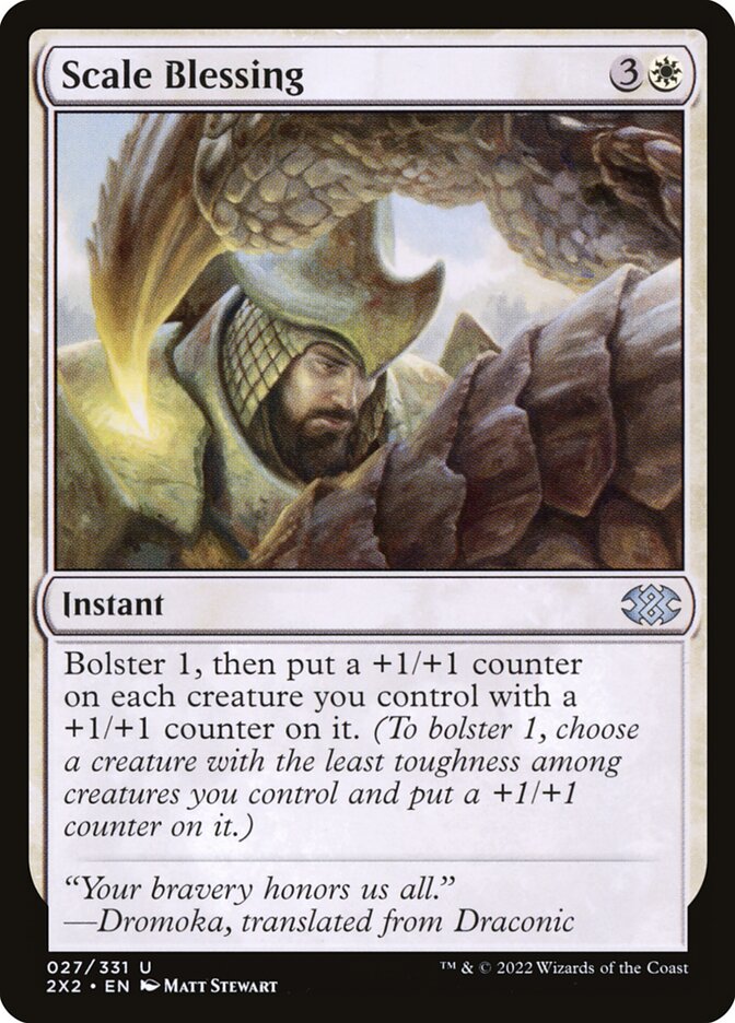 Scale Blessing 27/331 (Double Masters 2022)  - Foil | Good Games Modbury
