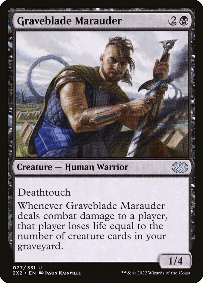 Graveblade Marauder 77/331 (Double Masters 2022)  - Foil | Good Games Modbury
