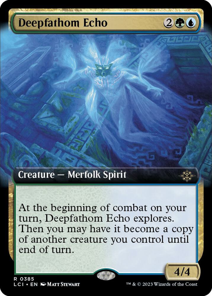 Deepfathom Echo 385/291 (The Lost Caverns of Ixalan)  - Extended Art | Good Games Modbury