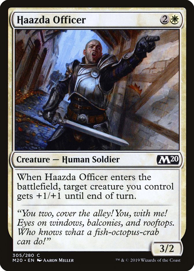 Haazda Officer [Core Set 2020] | Good Games Modbury