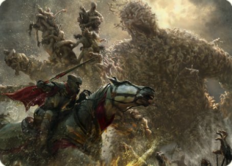 Writhing Necromass Art Card [Dominaria United Art Series] | Good Games Modbury