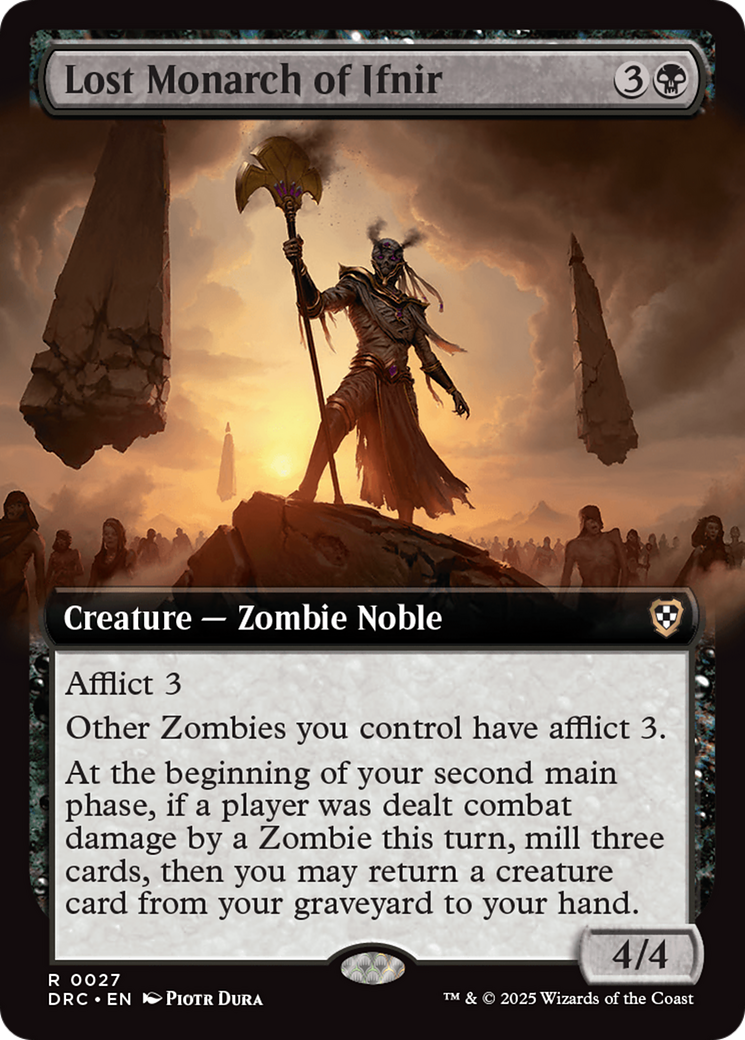 Lost Monarch of Ifnir (Extended Art) [Aetherdrift Commander] | Good Games Modbury