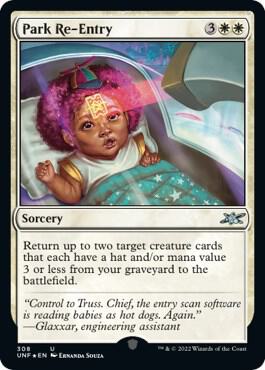 Park Re Entry Galaxy Foil 308/244 (Unfinity)  - Foil | Good Games Modbury