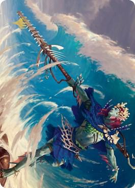 Tazeem Roilmage Art Card Gold Stamped 51 (Art Series: Zendikar Rising)  | Good Games Modbury