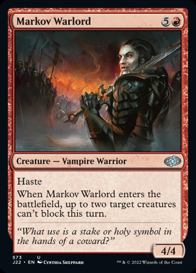 Markov Warlord [Jumpstart 2022] | Good Games Modbury