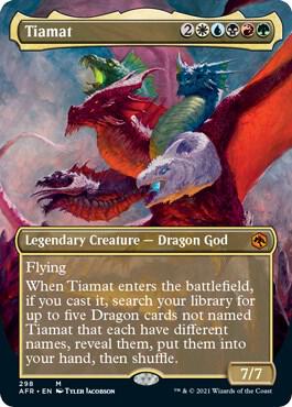 Tiamat Borderless 298/281 (Adventures in the Forgotten Realms)  | Good Games Modbury