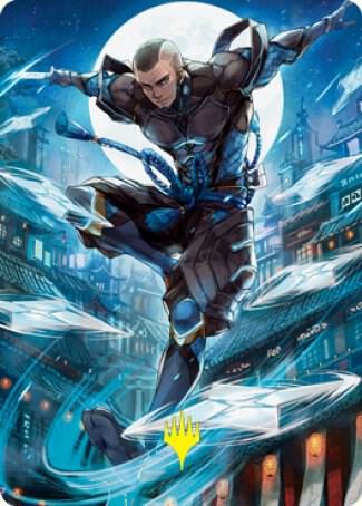 Kaito Shizuki Art Card 70 81 Gold Stamped Signature 70 (Art Series: Kamigawa: Neon Dynasty)  | Good Games Modbury
