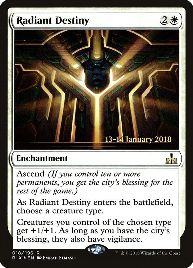 Radiant Destiny 18s/98 (Prerelease Cards)  - Foil | Good Games Modbury