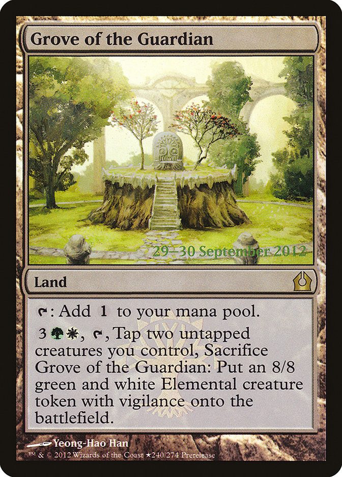 Grove of the Guardian [Return to Ravnica Prerelease Promos] | Good Games Modbury