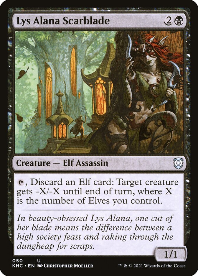 Lys Alana Scarblade 50/1 (Commander: Kaldheim)  | Good Games Modbury