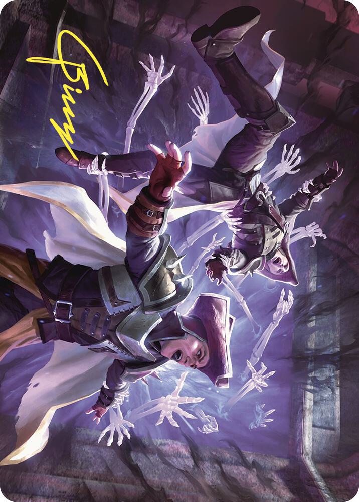 Grave Pact Art Card Gold Stamped Signature 19 (Art Series: Commander Masters)  | Good Games Modbury