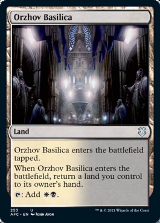 Orzhov Basilica [Dungeons & Dragons: Adventures in the Forgotten Realms Commander] | Good Games Modbury