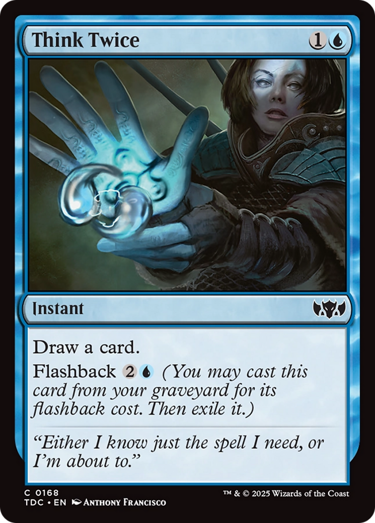 Think Twice [Tarkir: Dragonstorm Commander] | Good Games Modbury