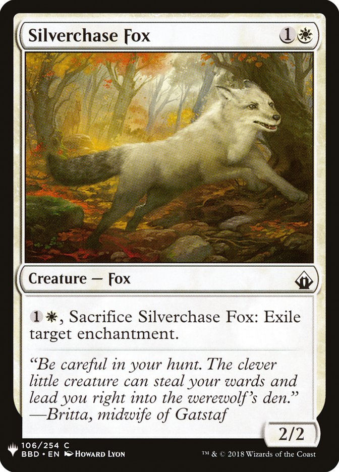 Silverchase Fox [Mystery Booster] | Good Games Modbury