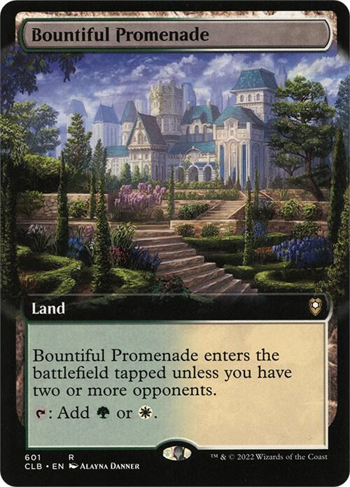 Bountiful Promenade Extended Art 601 (Commander Legends: Battle for Baldur's Gate)  | Good Games Modbury