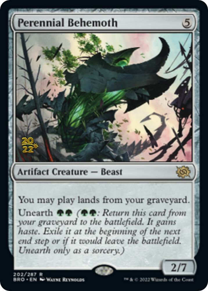 Perennial Behemoth 202s/169 (Prerelease Cards)  - Foil | Good Games Modbury