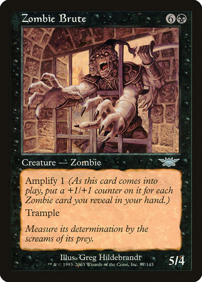 Zombie Brute 87/145 (Legions)  - Foil | Good Games Modbury