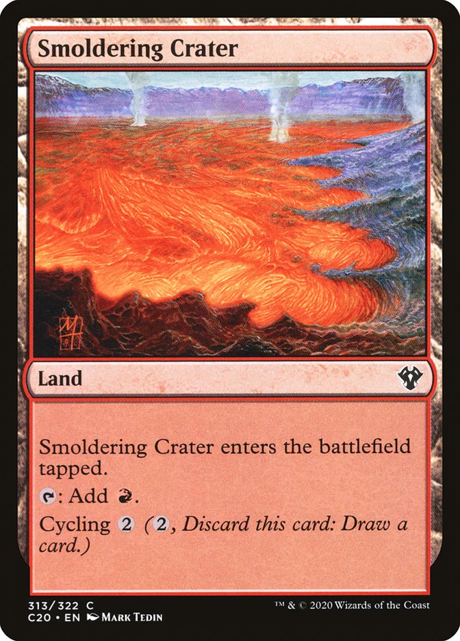 Smoldering Crater [Commander 2020] | Good Games Modbury