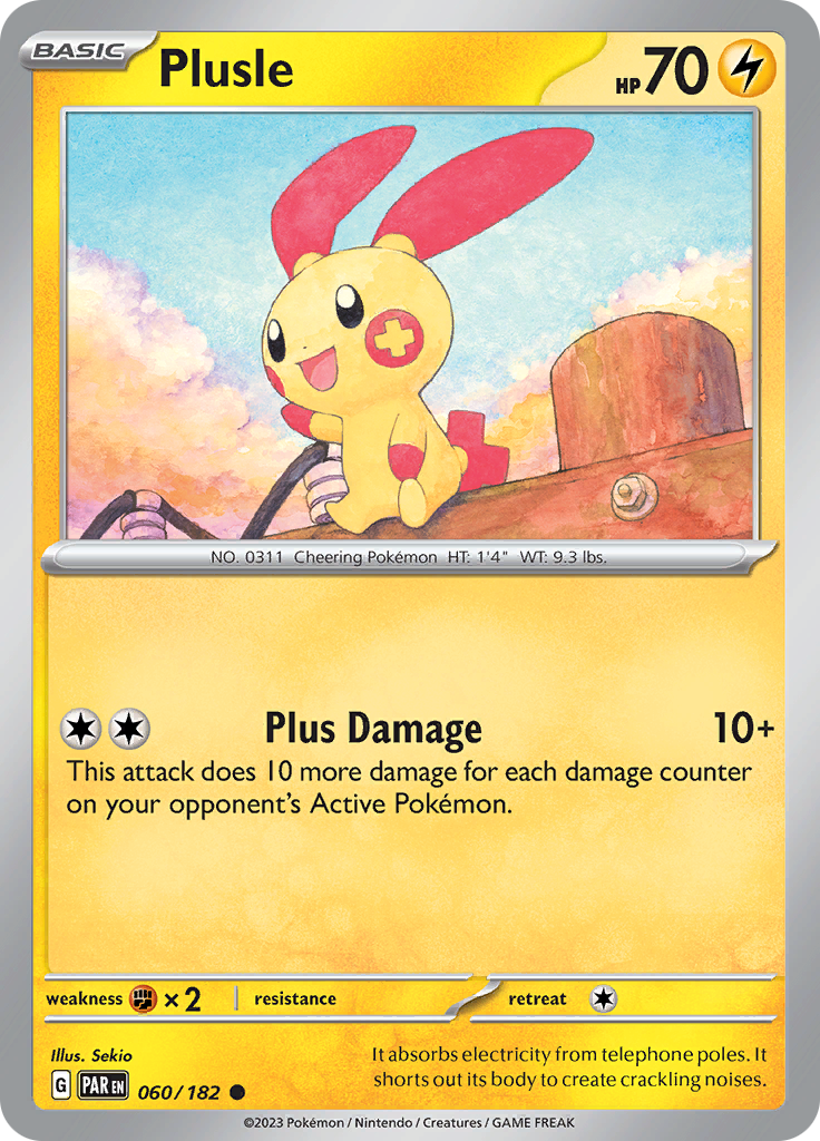 Plusle (060/182) [Paradox Rift] | Good Games Modbury