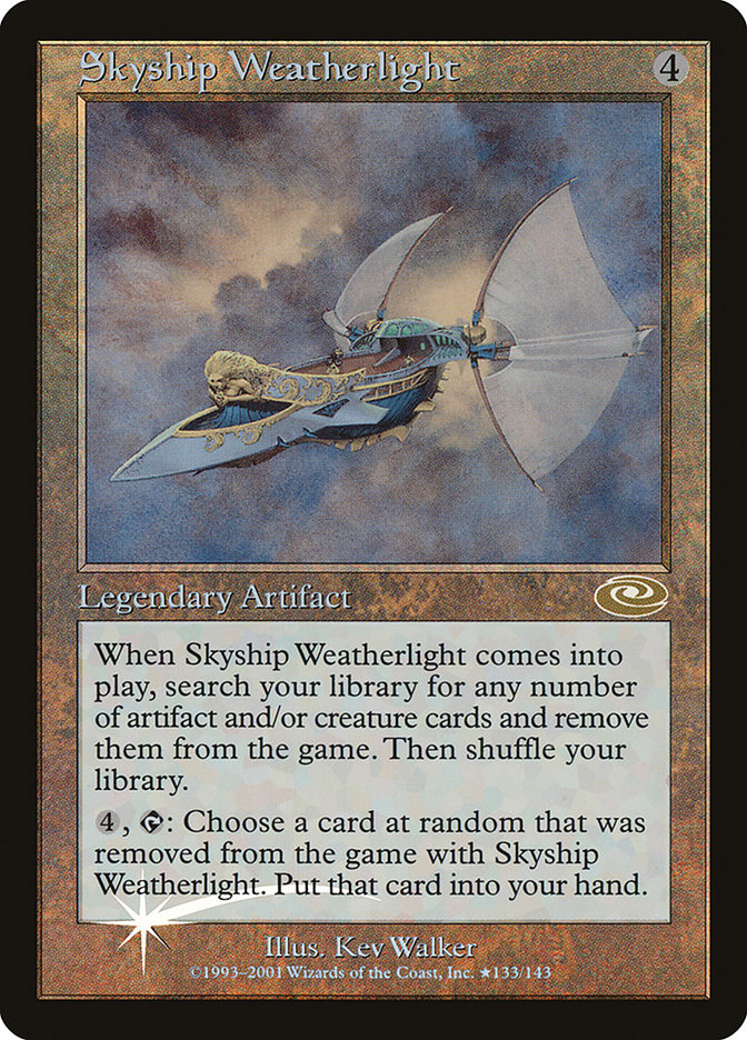 Skyship Weatherlight (Kev Walker) [Planeshift] | Good Games Modbury