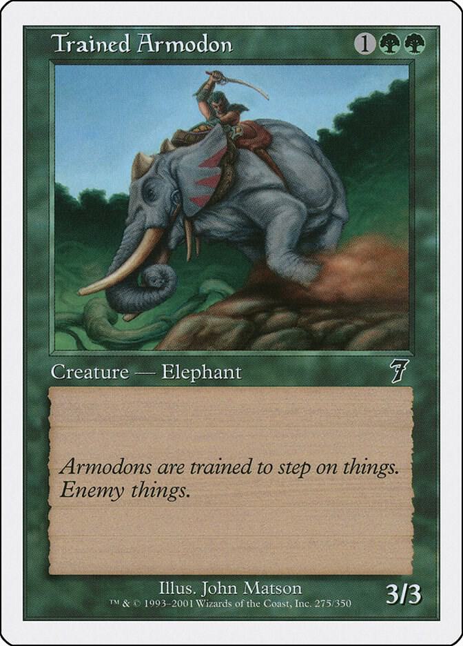 Trained Armodon 275/350 (7th Edition)  | Good Games Modbury