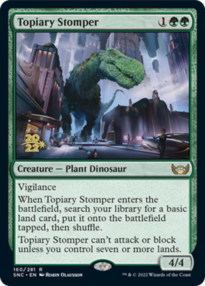 Topiary Stomper 160s/161 (Prerelease Cards)  - Foil | Good Games Modbury