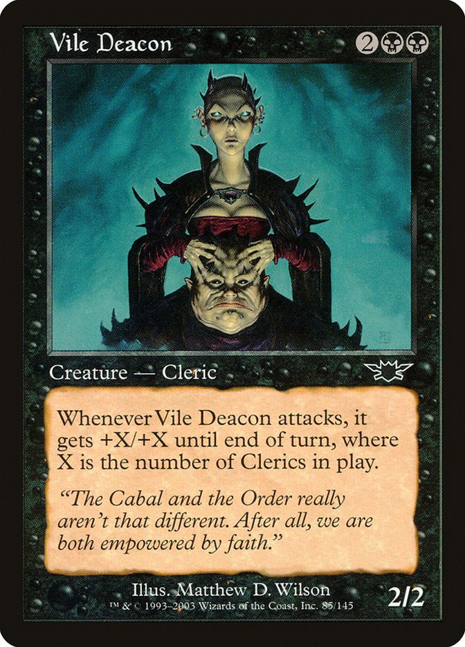 Vile Deacon 85/145 (Legions)  - Foil | Good Games Modbury