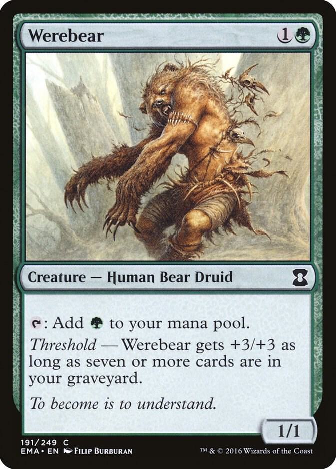 Werebear 191/249 (Eternal Masters)  - Foil | Good Games Modbury