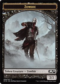 Zombie // Thopter Double-Sided Token (Game Night) [Core Set 2019 Tokens] | Good Games Modbury