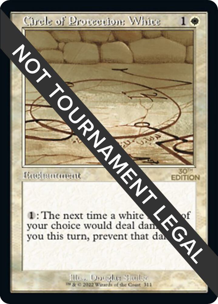 Circle of Protection White Retro Frame 311/594 (30th Anniversary Edition)  | Good Games Modbury