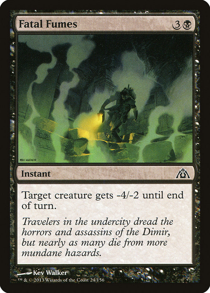 Fatal Fumes 24/156 (Dragon's Maze)  - Foil | Good Games Modbury