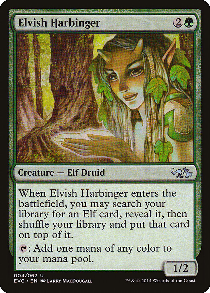 Elvish Harbinger 4/62 (Duel Decks: Anthology)  | Good Games Modbury