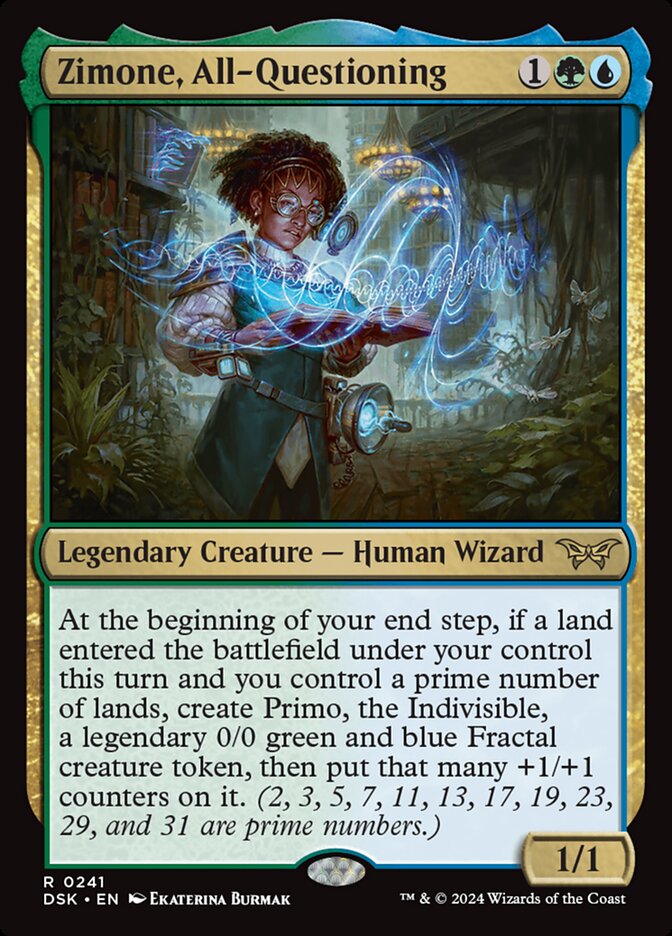 Zimone, All-Questioning 241/286 (Duskmourn: House of Horror)  - Foil | Good Games Modbury