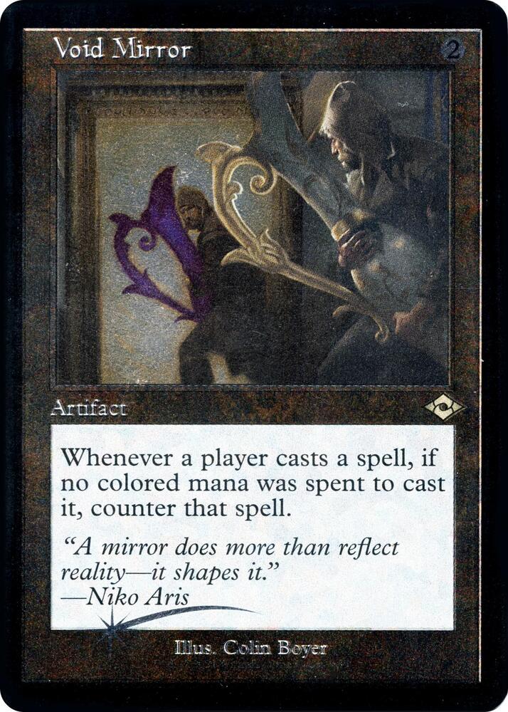 Void Mirror Retro Frame Foil Etched 435 (Modern Horizons 2)  - Foil | Good Games Modbury