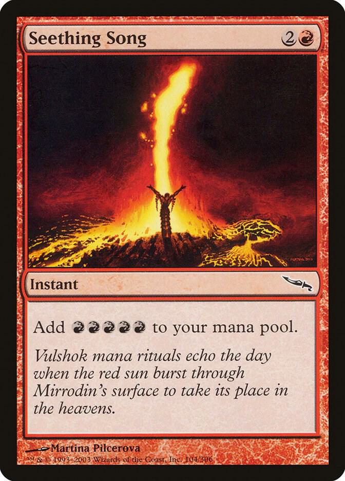 Seething Song 104 (Mirrodin)  - Foil | Good Games Modbury