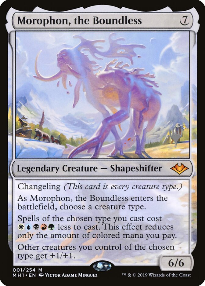 Morophon, the Boundless (Promo Pack) [Modern Horizons Promos] | Good Games Modbury