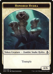 Honored Hydra // Warrior Double-Sided Token [Amonkhet Tokens] | Good Games Modbury