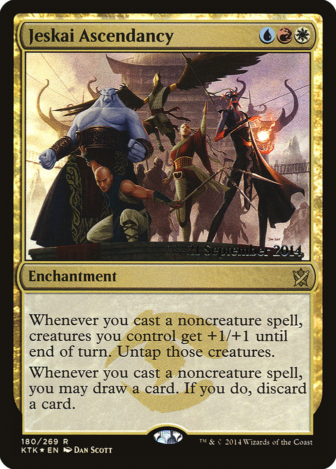 Jeskai Ascendancy [Khans of Tarkir Prerelease Promos] | Good Games Modbury