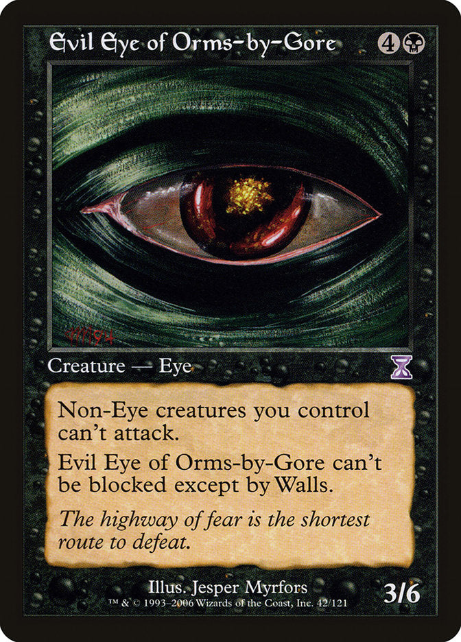 Evil Eye of Orms-by-Gore [Time Spiral Timeshifted] | Good Games Modbury