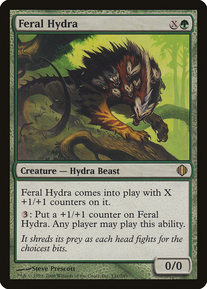 Feral Hydra (Oversized) [Oversize Cards] | Good Games Modbury