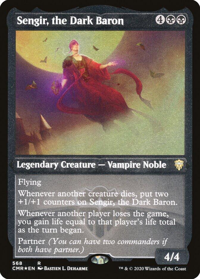 Sengir the Dark Baron Foil Etched 568 (Commander Legends)  - Foil | Good Games Modbury